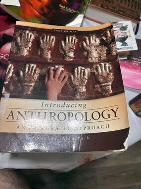 Introducing Anthropology textbook - Beige Brown Cover